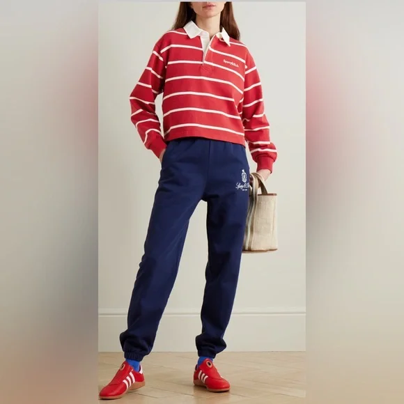 Sporty & Rich Serif Polo Shirt - Picture 2 of 3